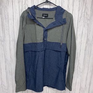 Mens Size M Marmot Popover Lightweight Jacket EUC